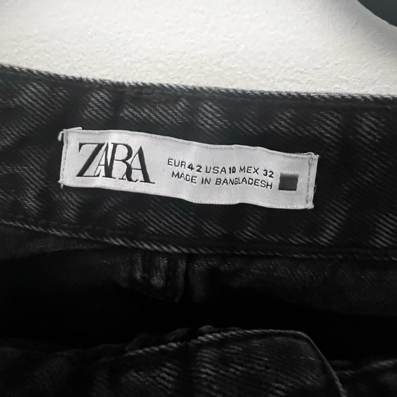 Zara Mom Fit High Wasited Denim Shorts - Picture 5 of 5